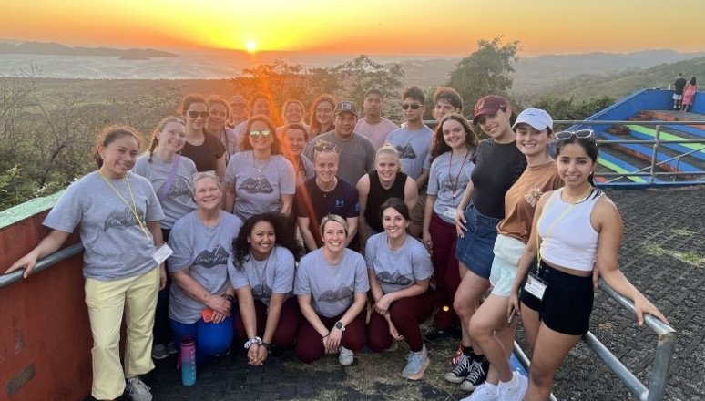 Group - Norwich University School of Nursing experiential learning Spring Break trip to Costa Rica.