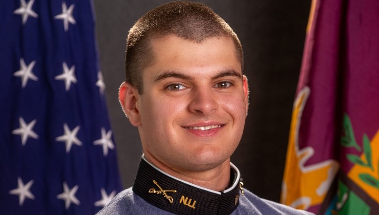 Jayden LaVecchia's cadet headshot.